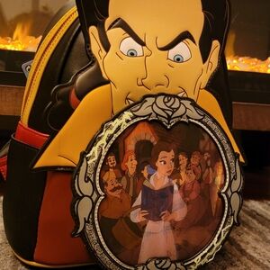 Gaston Beauty and the Beast loungefly disney backpack